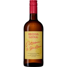 Bild på Blossa Glögg Citron & Hallon Alkoholfri 0,5% 75cl