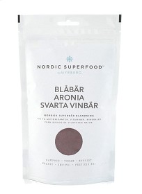 Bild på Nordic Superfood Blue - blåbär, aronia & svarta vinbär 175 g