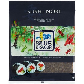 Bild på Blue Dragon Sushi Nori Sjögräsark 11g / 5ark