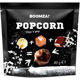 Bild på Boomza Salted Caramel Chocolate Dipped Popcorn 80g