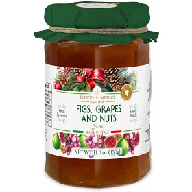 Bild på Borgo de Medici Julmarmelad Fikon, Vindruvor & Nötter 330g
