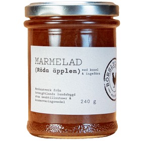 Bild på Börslycke Gård Marmelad Röda Äpplen, Kanel & Ingefära 240g