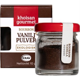 Bild på Khoisan Gourmet Ekologiskt Bourbon Vaniljpulver 10 g