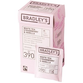 Bild på Bradley's Te White Strawberry Vanilla 25 p