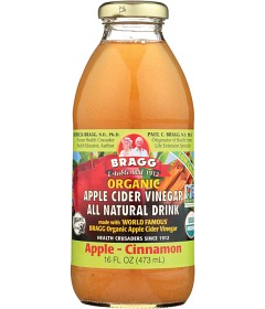 Bild på Bragg Äppelcidervinäger Dryck Äpple Kanel 473 ml
