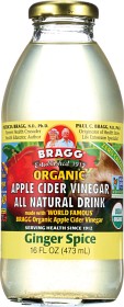 Bild på Bragg Äppelcidervinäger Dryck Ingefära 473 ml