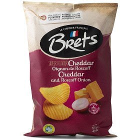 Bild på Bret's Chips Cheddar & Lök 125g