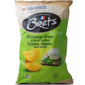 Bild på Bret's Chips Färskost & Örter 125g