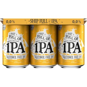 Bild på Brutal Brewing Ship Full of IPA Alkoholfri 0,0% Burk 6x33cl