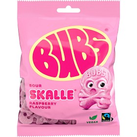 Bild på Bubs Cool Hallon Skumskalle 175g