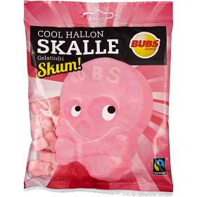 Bild på Bubs Cool Hallon Skumskalle 175g