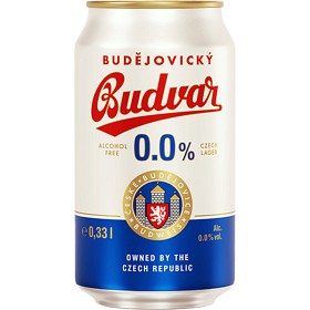 Bild på Budejovický Budvar Öl Alkoholfri 0,0% Burk 33cl