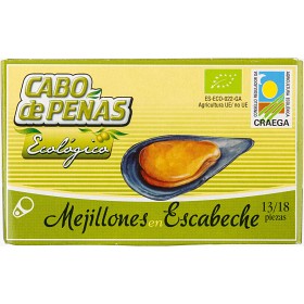 Bild på Cabo de Peñas Mejillones Escabeche Musslor 111g