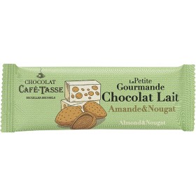 Bild på Café-Tasse La Petite Gourmande Ljus Choklad Mandel & Nougat 25g
