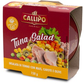 Bild på Callipo Tonfisksallad med Morötter, Oliver & Majs 150g