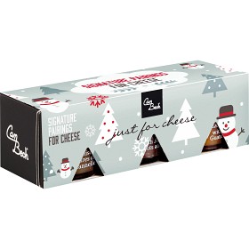 Bild på Can Bech Julpresentask Ostmarmelad Persika, Fikon & Äpple 3x30g