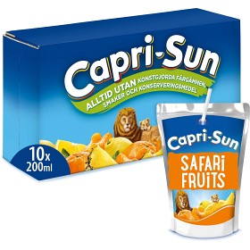 Bild på Capri-Sun Safari Fruits Fruktdryck 10x20cl