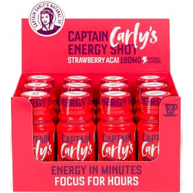 Bild på Carly's Energy Shot Strawberry Acai 12x60ml