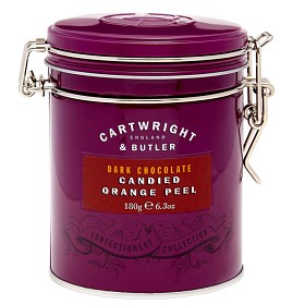 Bild på Cartwright & Butler Dark Chocolate Candied Orange Peel 180g