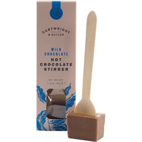 Bild på Cartwright & Butler Hot Chocolate Stirrer Milk Chocolate 40g