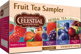 Bild på Celestial Fruit Tea Sampler 18 tepåsar