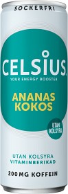 Bild på Celsius Ananas Kokos 355 ml inkl. Pant