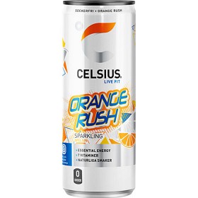 Bild på Celsius Orange Rush Apelsin Energidryck 35,5cl