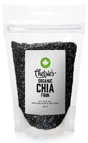 Bild på Chelsies Organic Chia Seeds 250 g