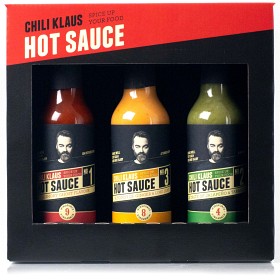 Bild på Chili Klaus Hot Sauce 3-pack
