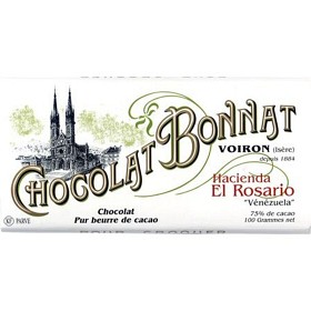 Bild på Chocolat Bonnat Mörk Choklad Hacienda El Rosario 75% 100g