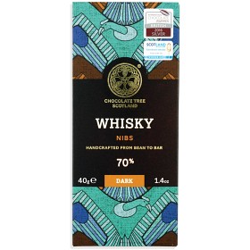 Bild på Chocolate Tree Whisky Nibs 70% Dark 40g