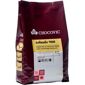Bild på Chocovic Mörk Choklad Tobado Pellets 64,5% 1,5kg