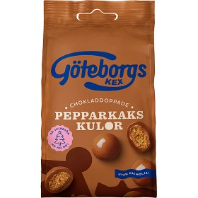 Bild på Göteborgs Kex Chokladdoppade Pepparkakskulor 120g