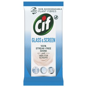 Bild på Cif Glass & Screen städservetter 20 st