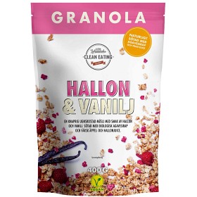 Bild på Clean Eating Granola Hallon & Vanilj 400 g