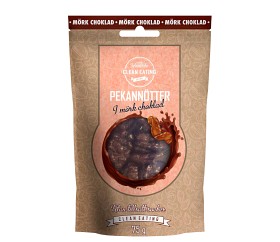 Bild på Clean Eating Pekannötter i mörk choklad 75 g