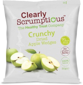Bild på Clearly Scrumptious Crunchy Dried Apple Wedges 20 g