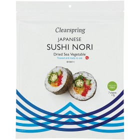 Bild på Clearspring Alg Sushi Nori Rostad 7 ark