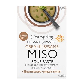Bild på Clearspring Misosoppa Creamy Sesame 4x15g