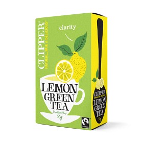 Bild på Clipper Green Tea with Lemon 20 tepåsar