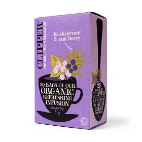 Bild på Clipper Organic Blackcurrant & Acai Infusion 20 st