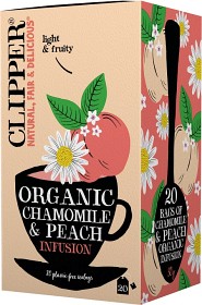 Bild på Clipper Organic Chamomile & Peach 20 tepåsar