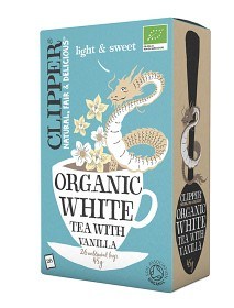 Bild på Clipper Organic White Tea Vanilla 26 st