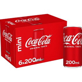 Bild på Coca-Cola Burk Mini 6x20cl