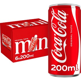 Bild på Coca-Cola Burk Mini 6x20cl