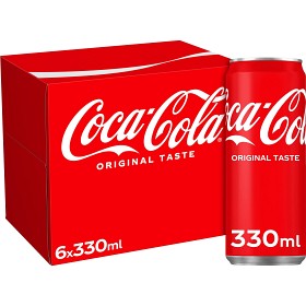 Bild på Coca-Cola Classic Burk 6x33cl inkl pant