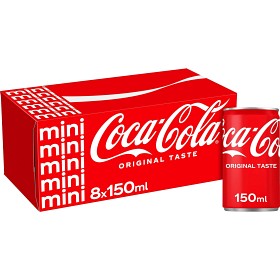 Bild på Coca-Cola Classic Mini Burk 8x15cl
