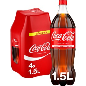 Bild på Coca-Cola Classic PET 4x1,5L