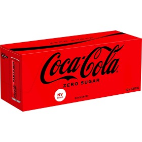 Bild på Coca-Cola Zero Burk 10x33cl inkl pant