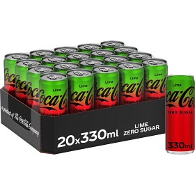 Bild på Coca-Cola Zero Lime Burk 20x33cl